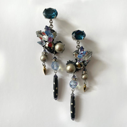 Venice Long Drop Earrings - Heiter Jewellery