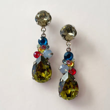 Load image into Gallery viewer, Exotica Olivine Crystal Drops - Heiter Jewellery
