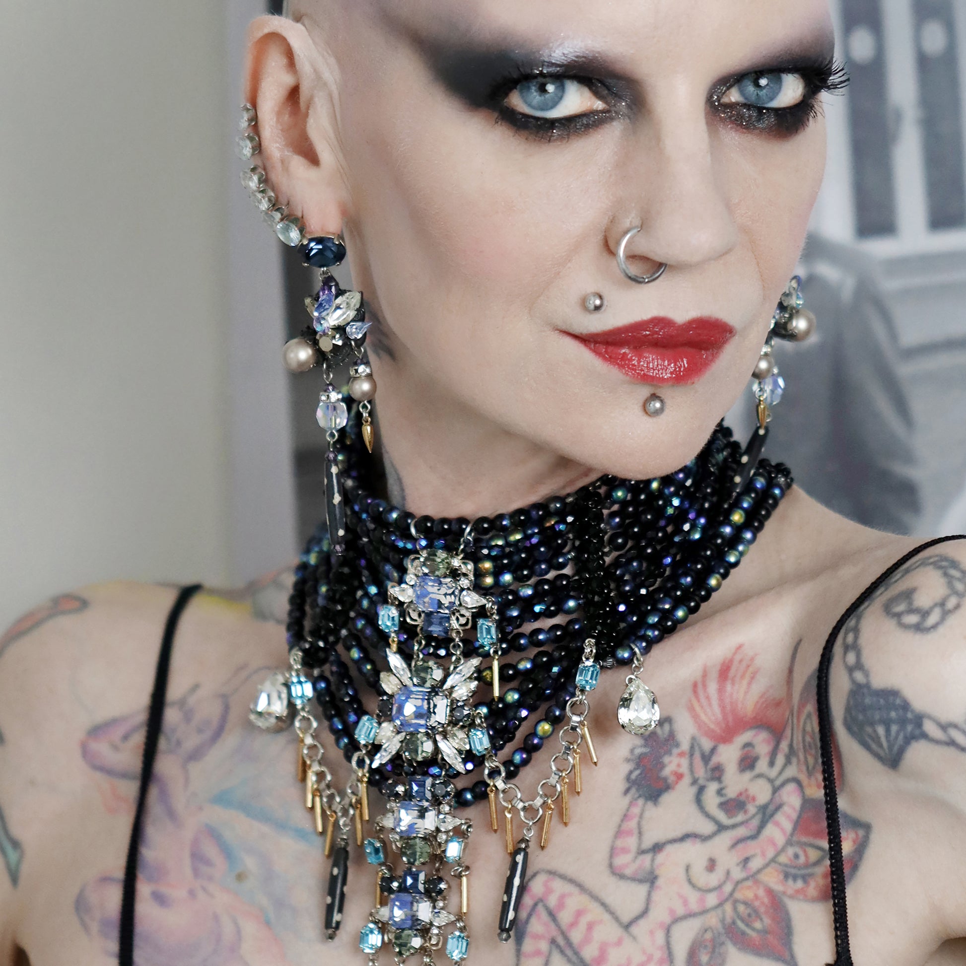 Venice Long Drop Earrings - Heiter Jewellery