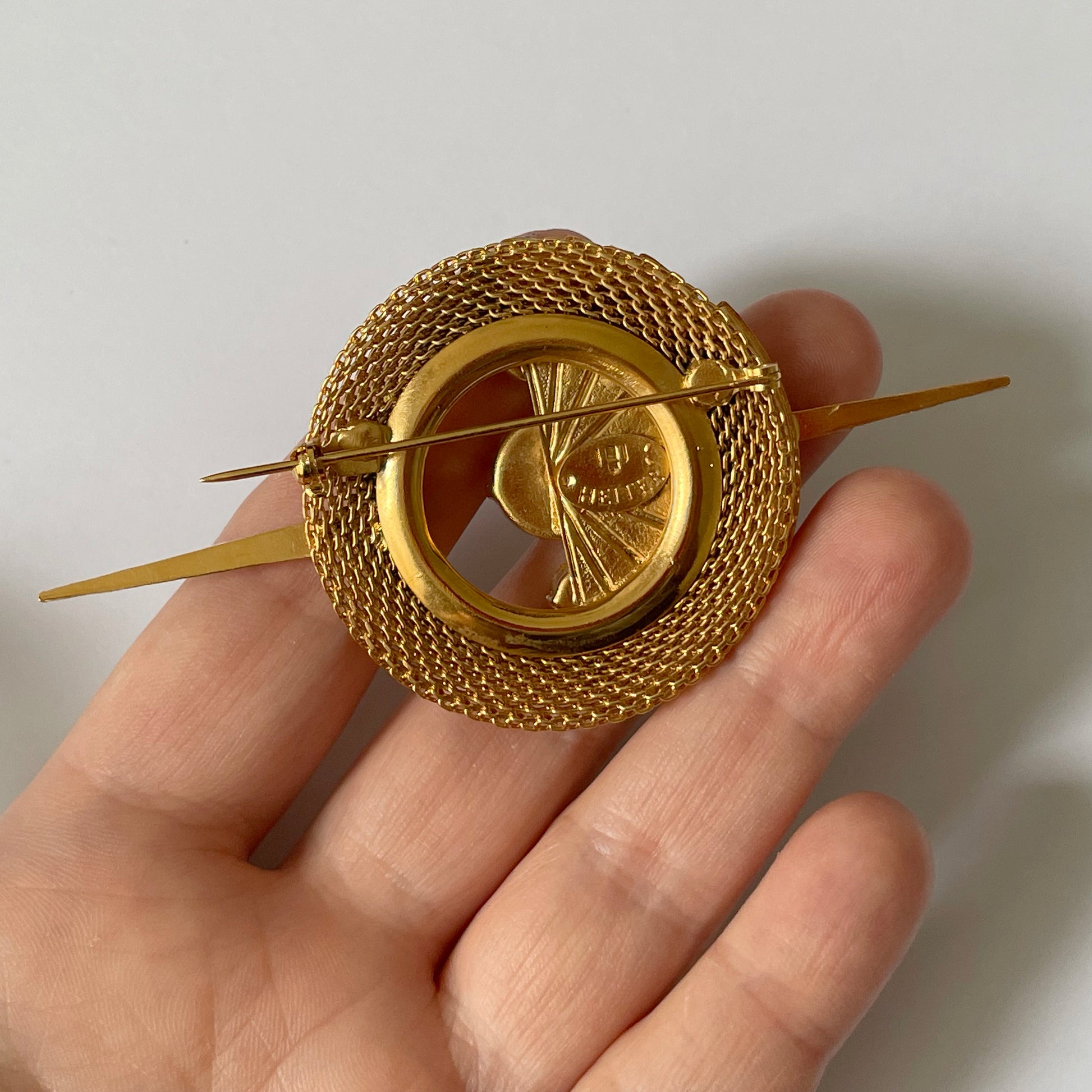 XL Sol Crystal Brooch Pin - Heiter Jewellery