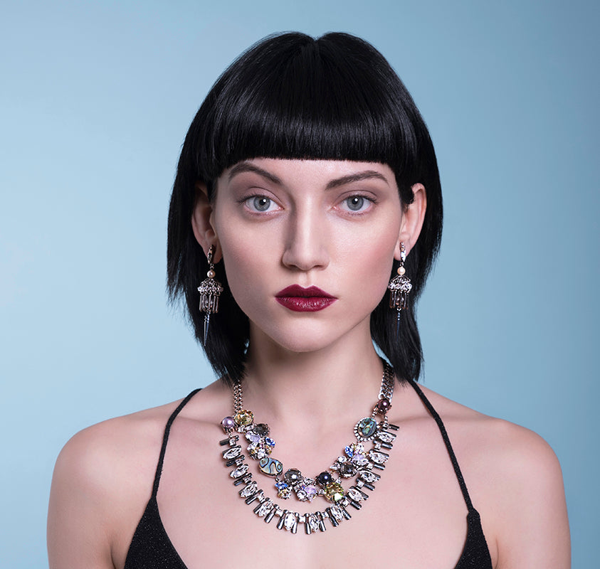 Abalone shell Moon Necklace - Heiter Jewellery