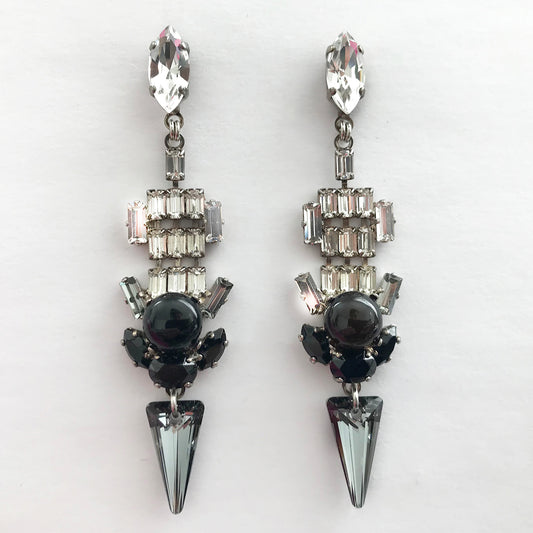 Chrysler Crystal Earrings - Heiter Jewellery