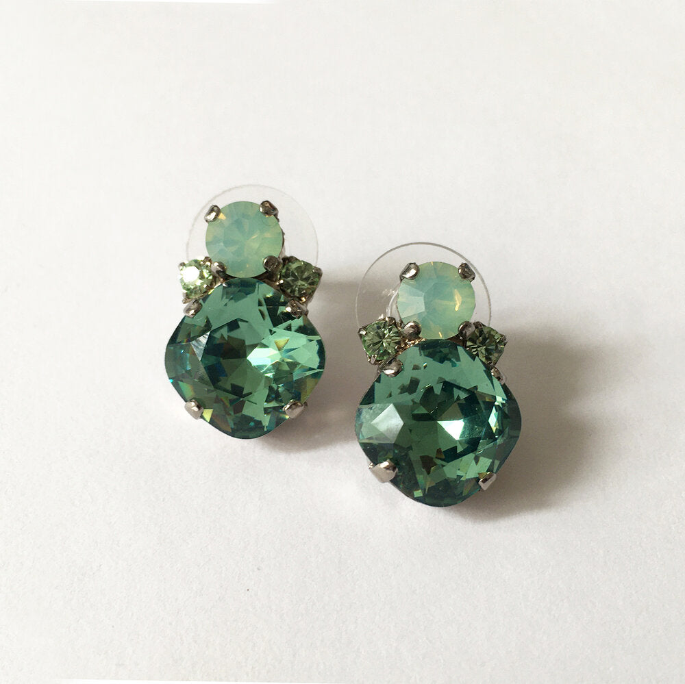 Swarovski Erenite stud earrings - Heiter Jewellery