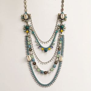 Flores Multistrand Turquoise Necklace - Heiter Jewellery