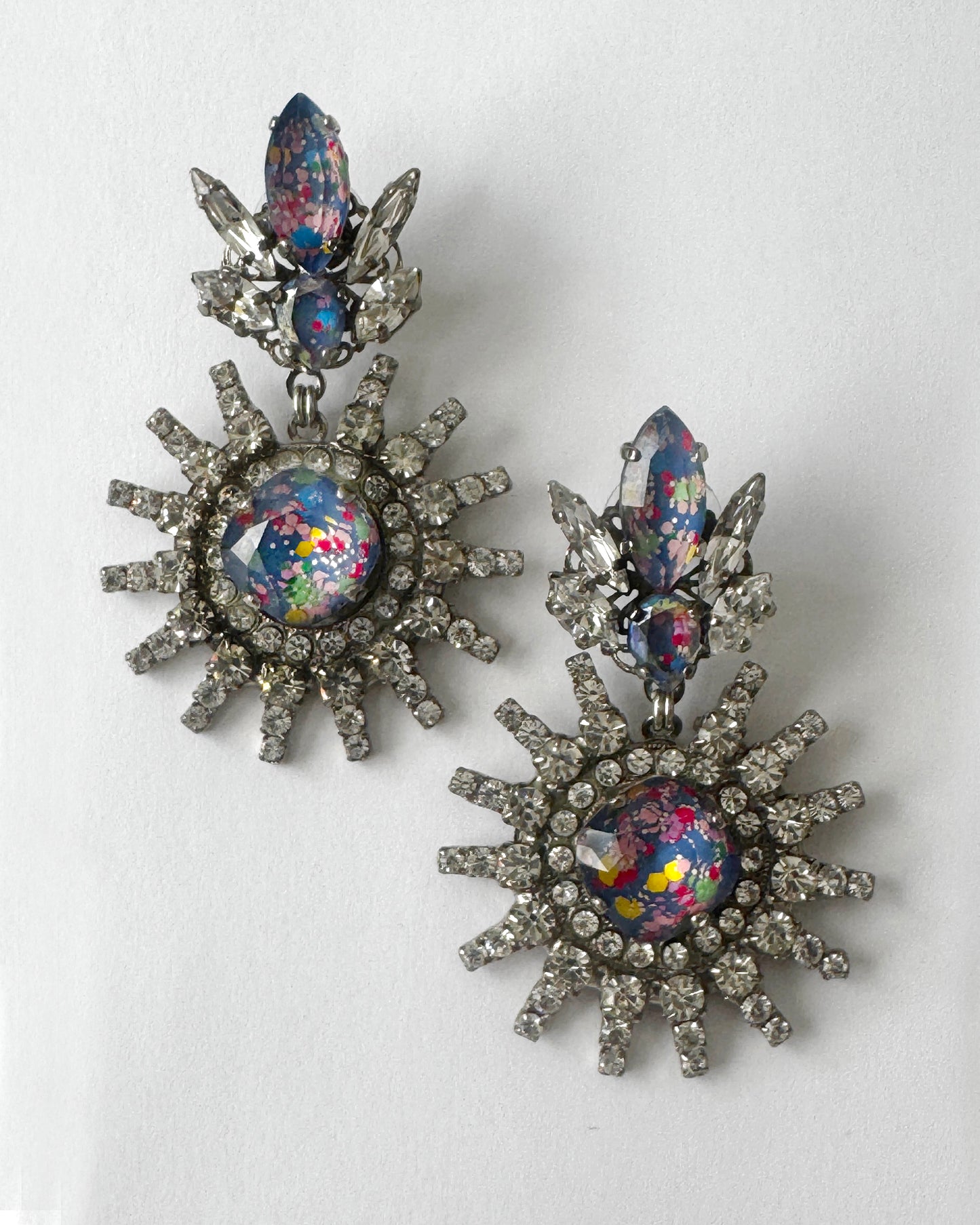 Blue Kusama Drop Earrings