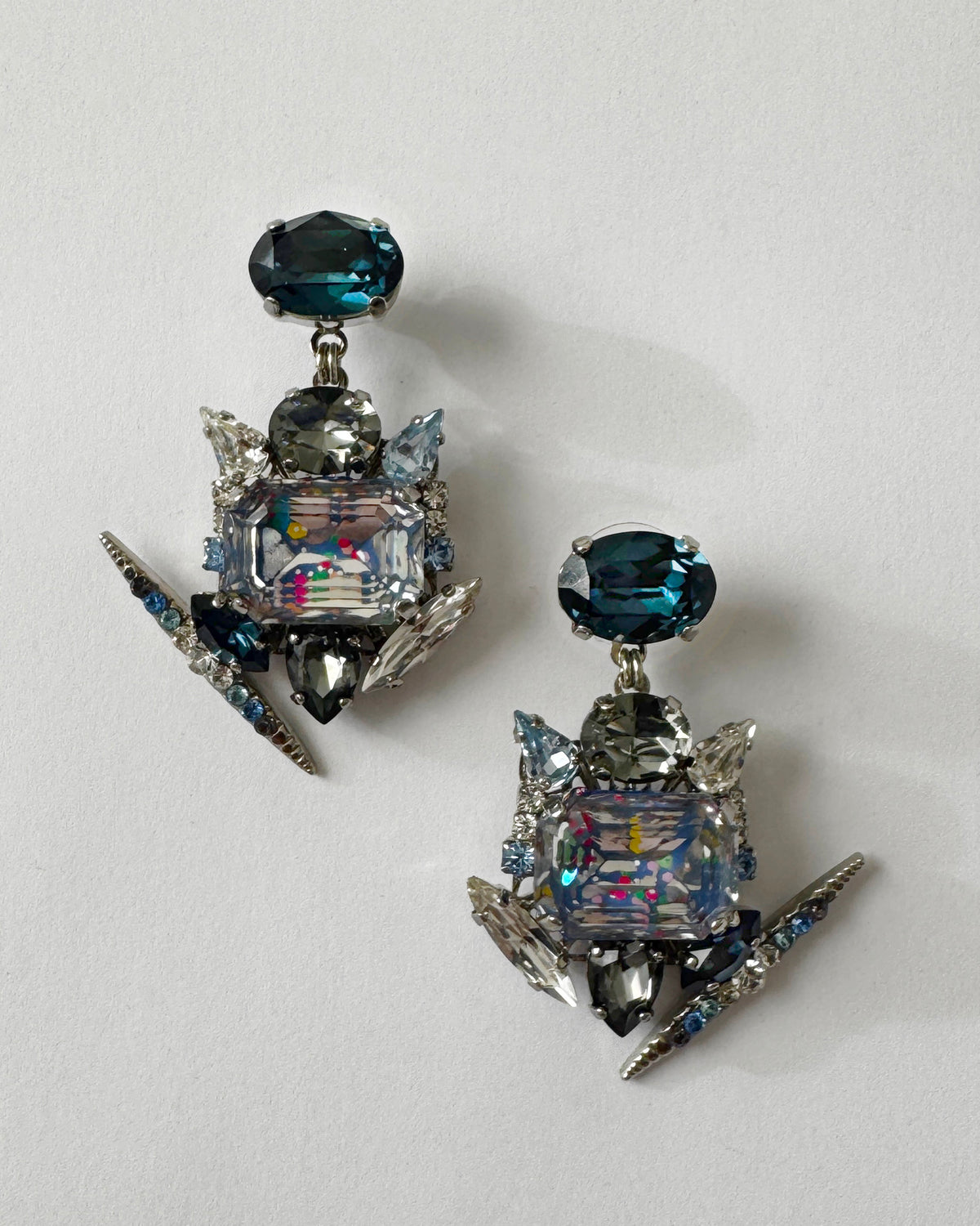 Electric Blue Drop Earrings
