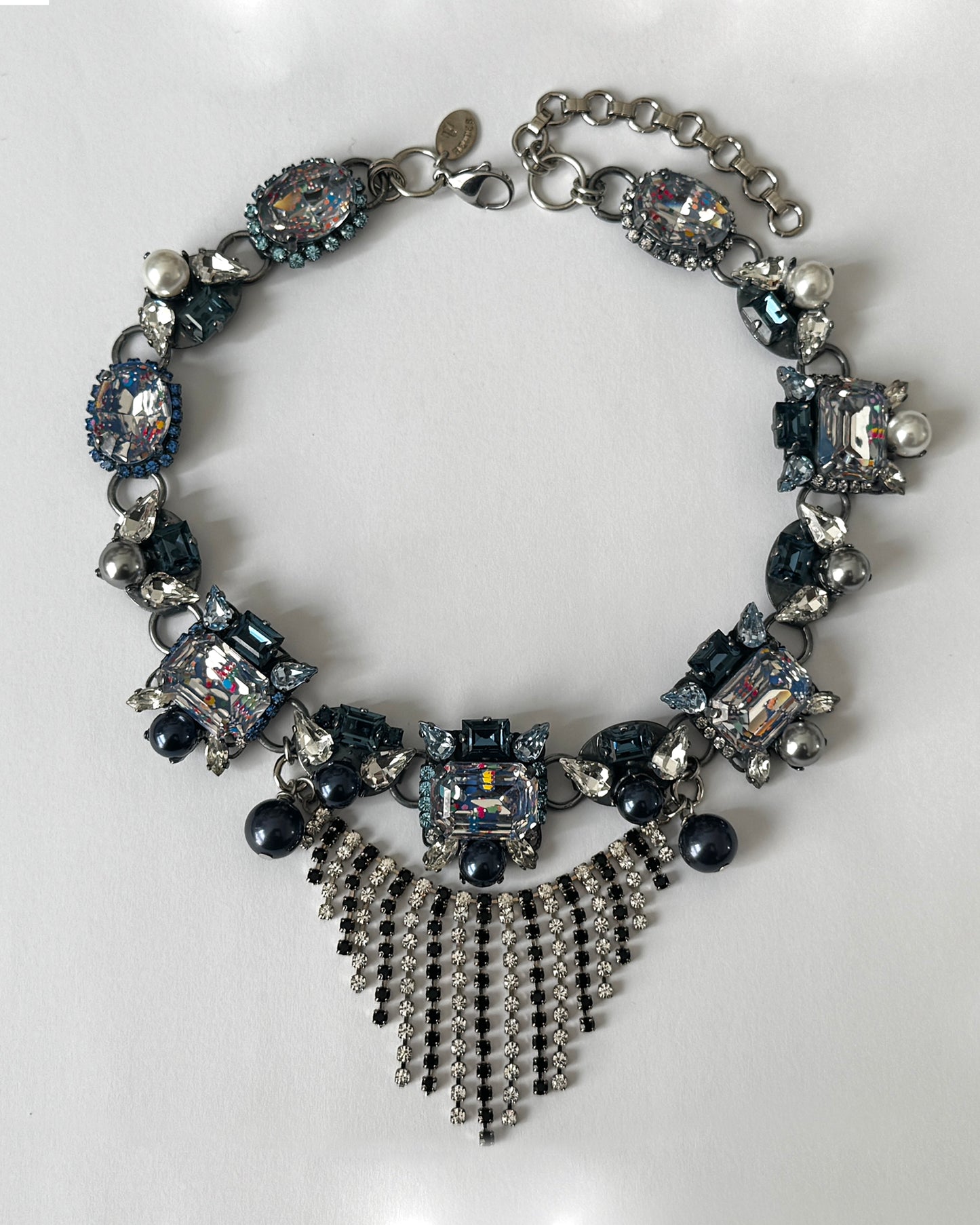 Eclipse Blue pearl Necklace