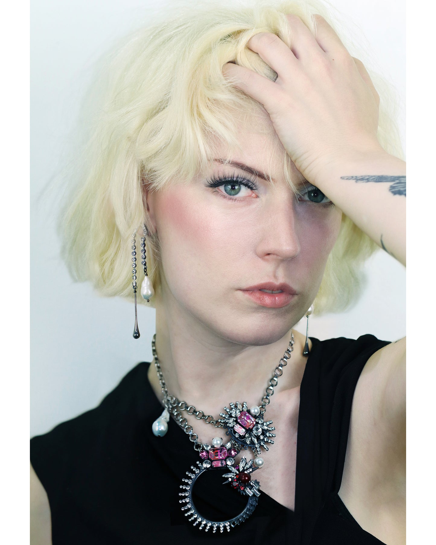 Neon Pink Vivienne Necklace