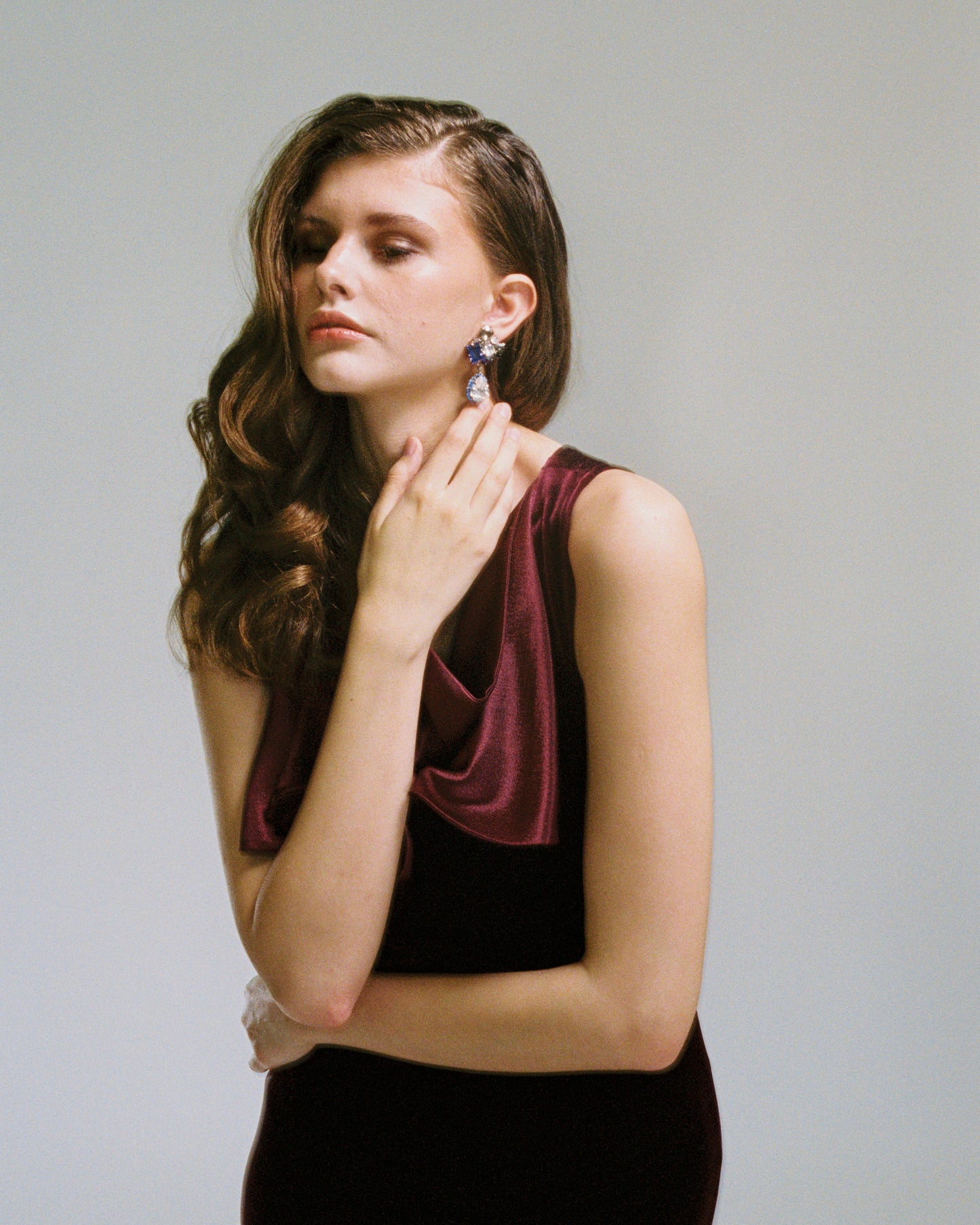 Lilac Orlando Drop Earrings