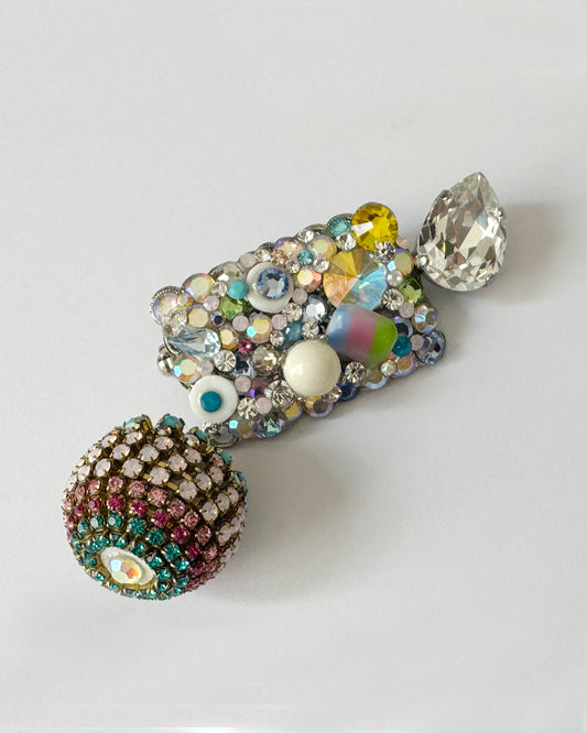 Tutti Frutti Crystal Brooch - Heiter Jewellery