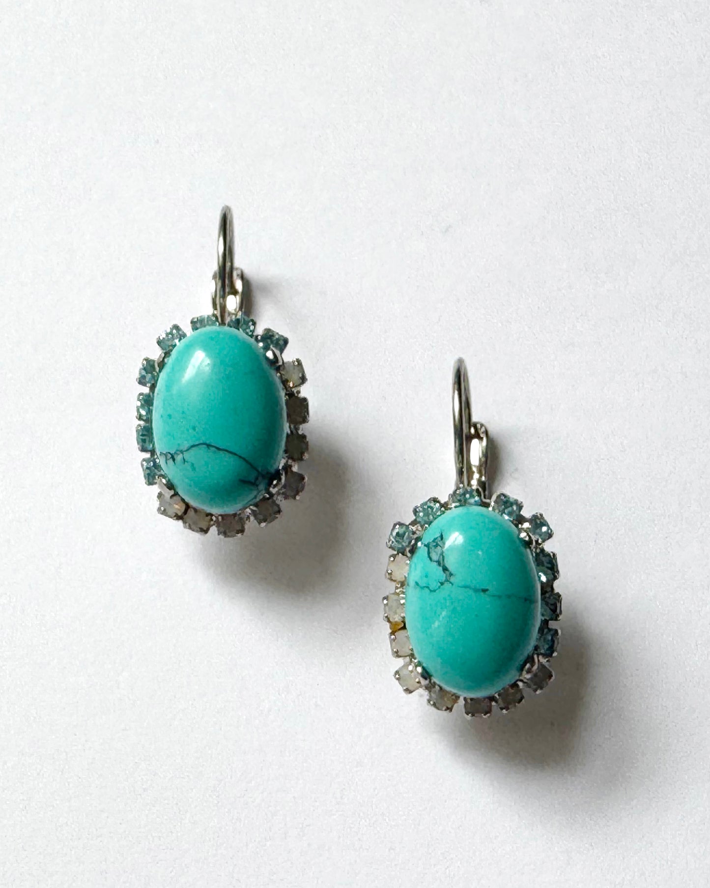 Turquoise Drop Earrings - Heiter Jewellery