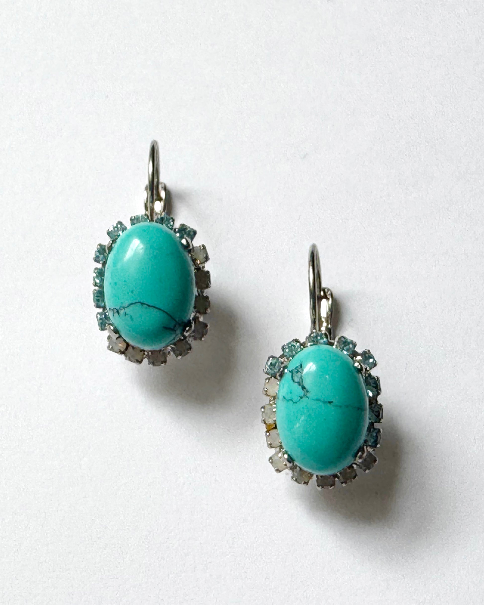 Turquoise Drop Earrings - Heiter Jewellery