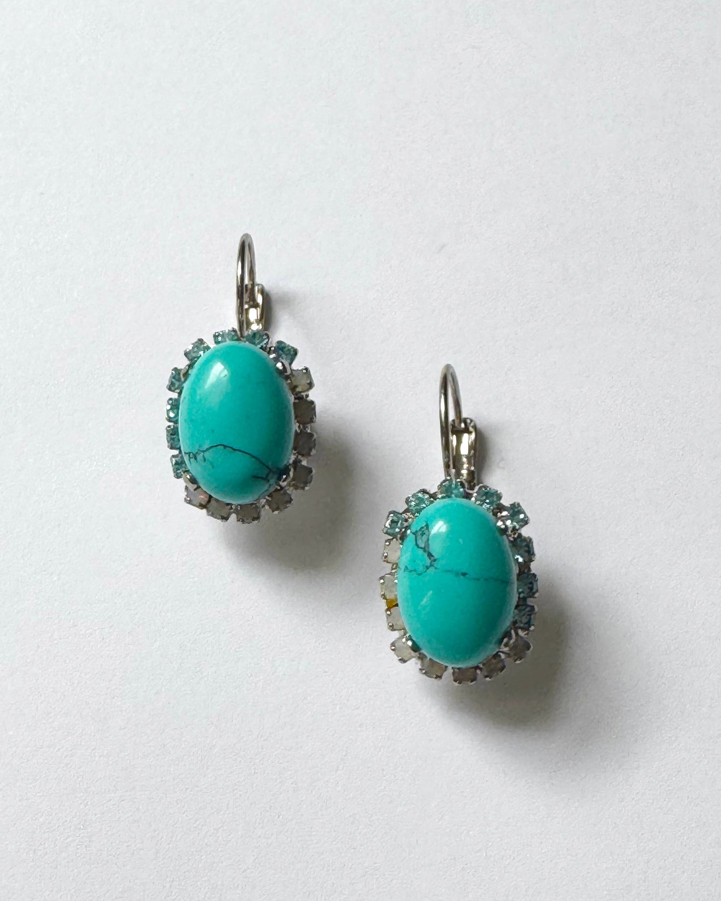 Turquoise Drop Earrings - Heiter Jewellery