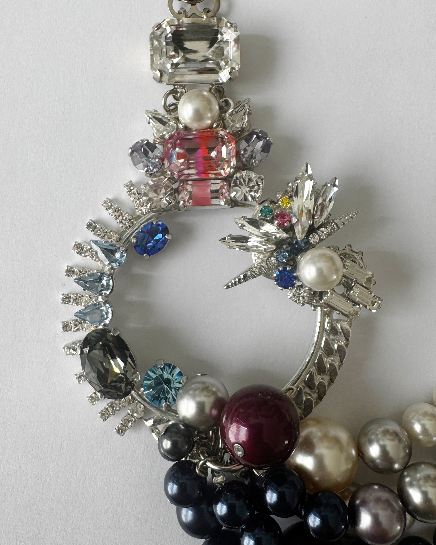 Vivienne Crystal and Pearl Necklace