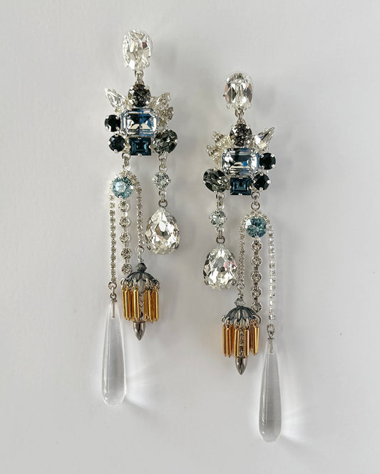 XL Luna Crystal Earrings