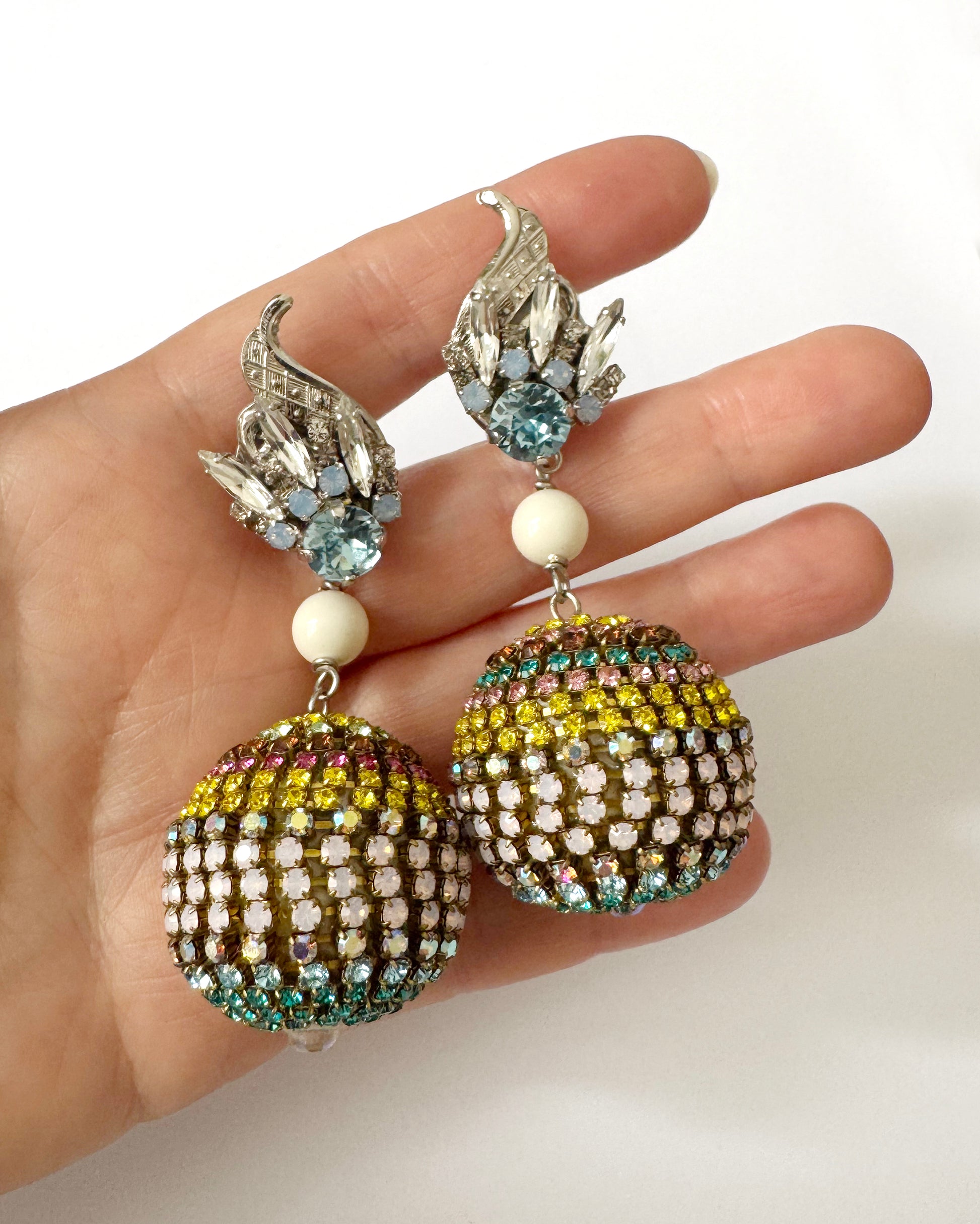 Tutti Frutti Pastel Drop Earrings - Heiter Jewellery