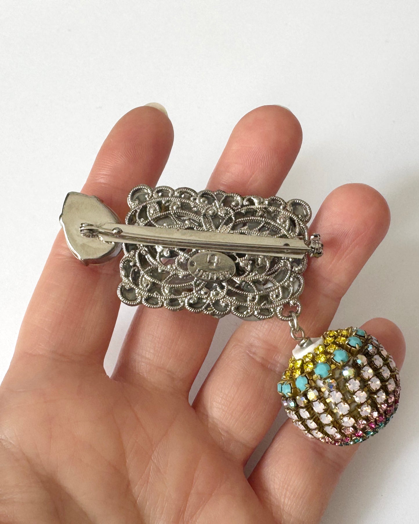 Tutti Frutti Crystal Brooch - Heiter Jewellery