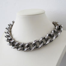 将图片加载到图库查看器，Swarovski Crystal Chunky Chain Necklace - Heiter Jewellery
