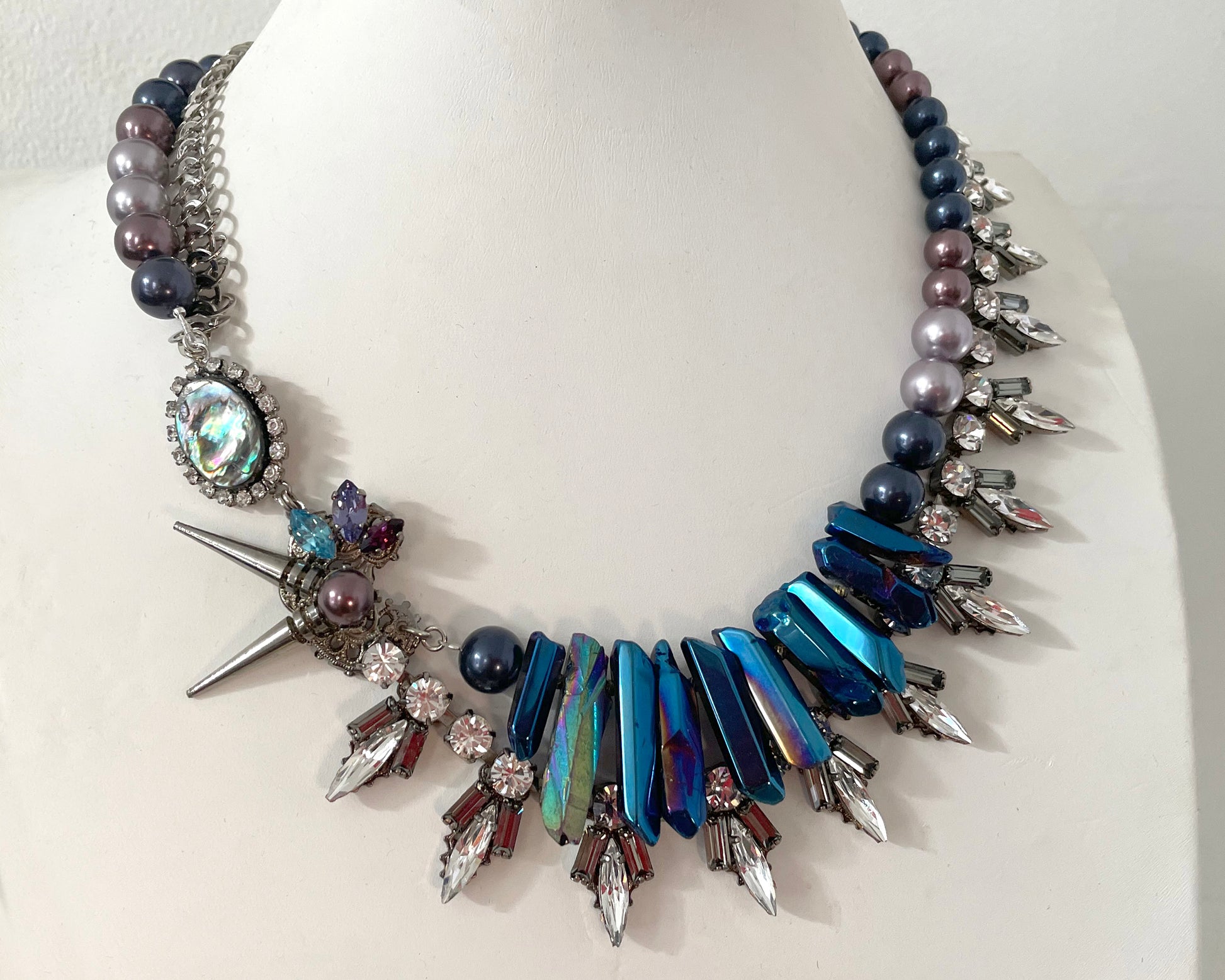 Moon Iridescent Necklace - Heiter Jewellery