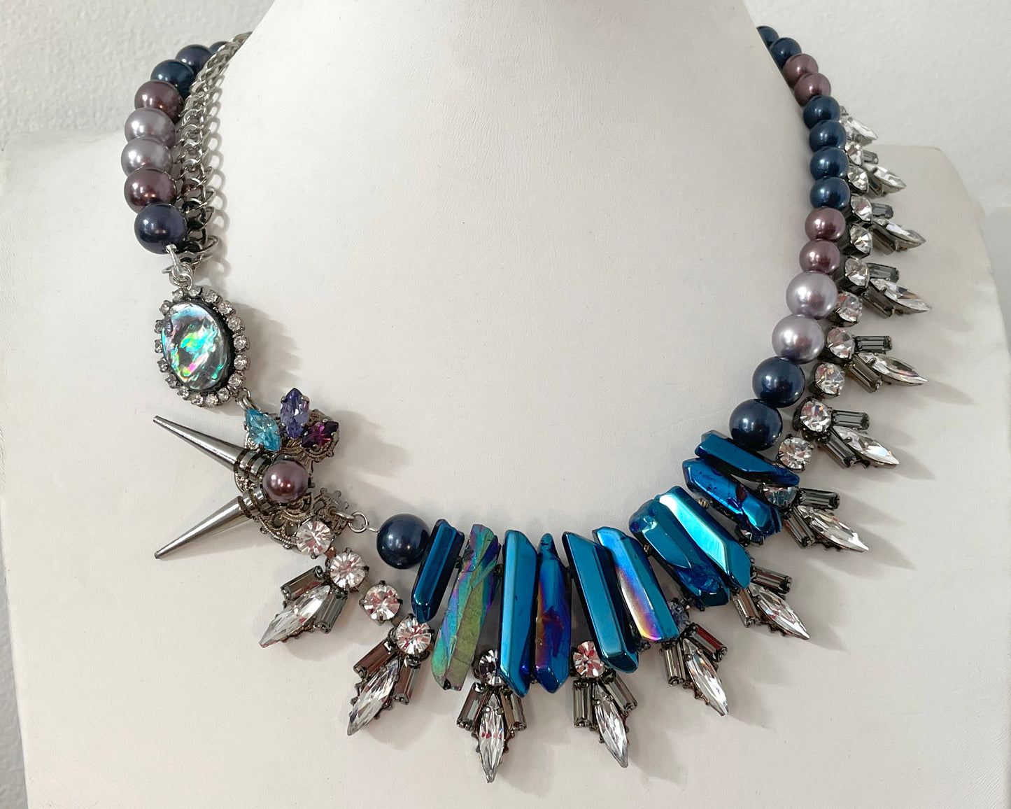 Moon Iridescent Necklace - Heiter Jewellery