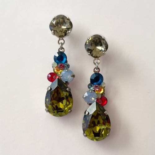 Exotica Olivine Crystal Drops - Heiter Jewellery