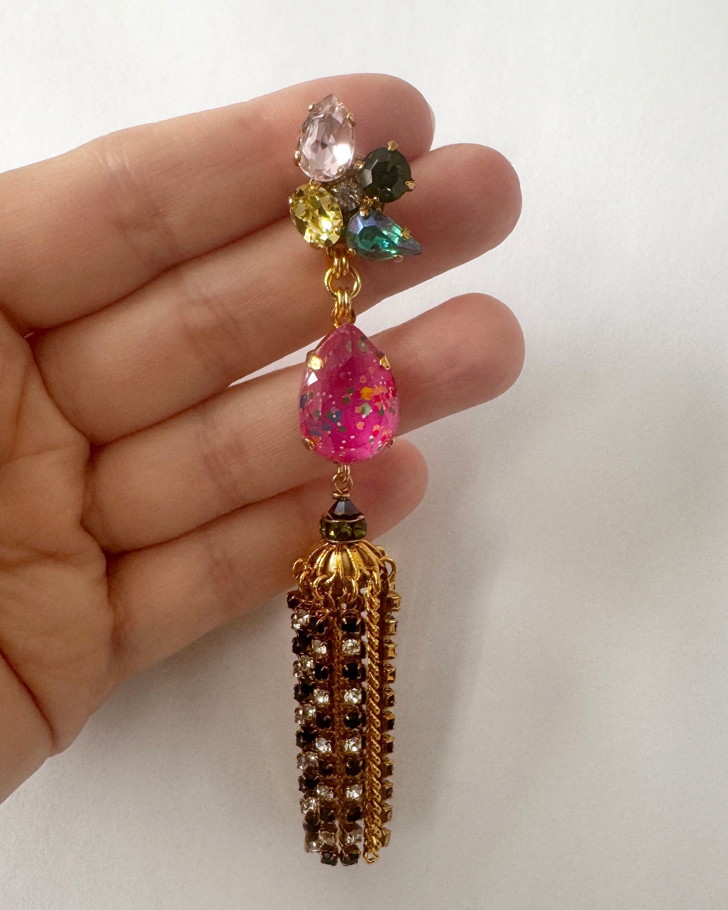 Ada Long Tassel earrings