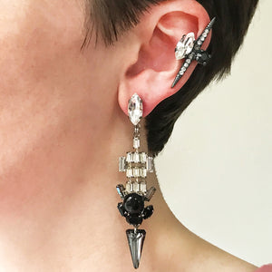 Chrysler Crystal Earrings - Heiter Jewellery