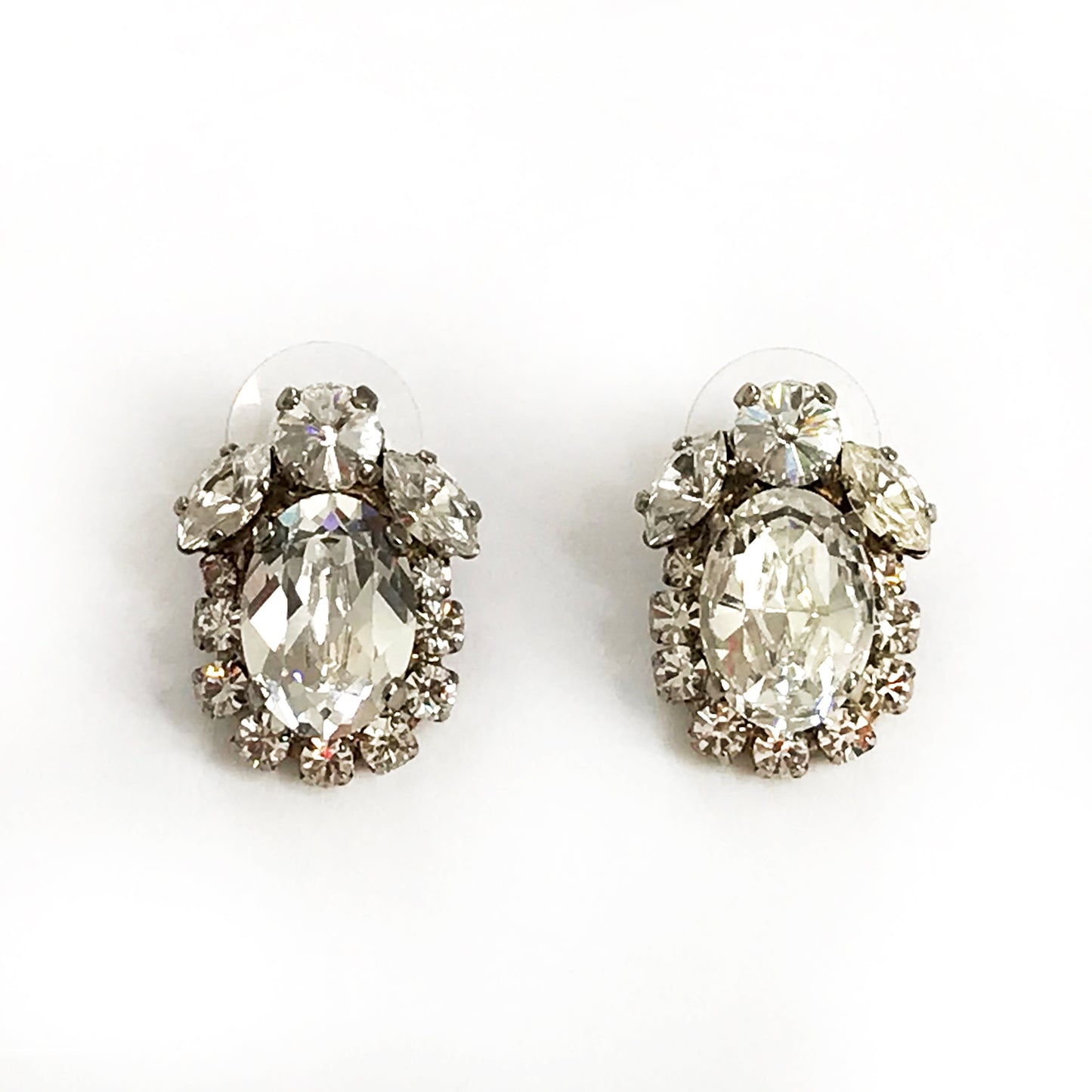 Mina Crystal Stud Earrings - Heiter Jewellery