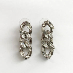 Crystal Chain Earrings - Heiter Jewellery