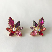 Load image into Gallery viewer, Red Orchid Earrings - Heiter Jewellery
