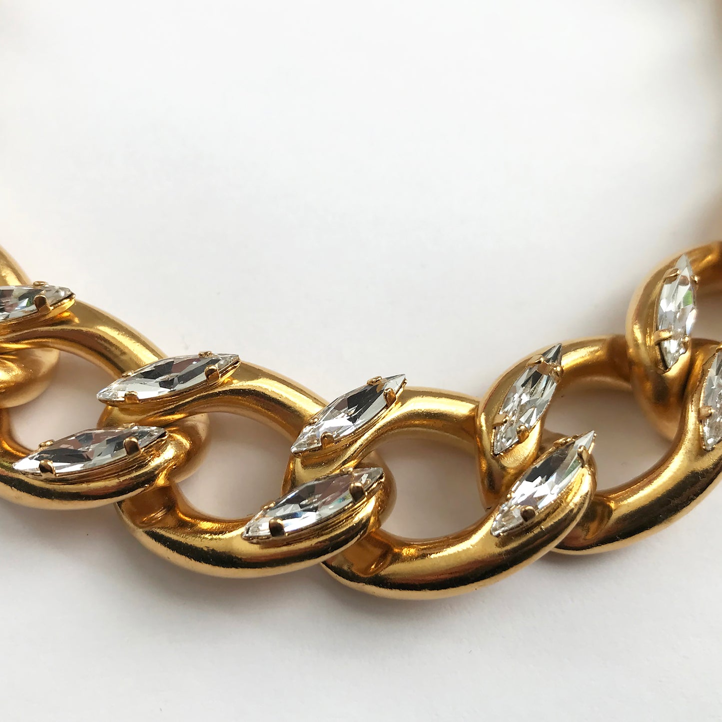 Swarovski Crystal Gold Necklace - Heiter Jewellery