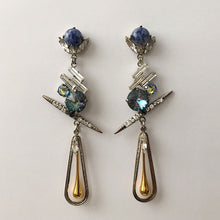 将图片加载到图库查看器，Chrysler Gold Drop Earrings - Heiter Jewellery
