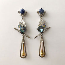 Load image into Gallery viewer, Chrysler Gold Drop Earrings - Heiter Jewellery
