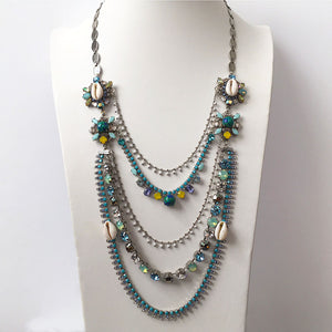 Flores Multistrand Turquoise Necklace - Heiter Jewellery