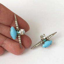 Load image into Gallery viewer, Turquoise Spike Earrings - Heiter Jewellery
