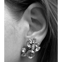Load image into Gallery viewer, Black Diamond Crystal Earrings - Heiter Jewellery
